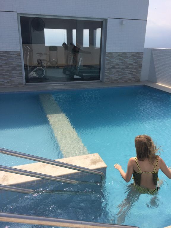 Apartamento Praia Do Itarare São Vicente Eksteriør billede